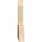Ekena Millwork Portland Rough Sawn Timber Gable Bracket, Douglas Fir, 36"W x 16"H x 2"D x 6"F, 11/12 Pitch GBW036X16X0206POR00RDF - alternate 3